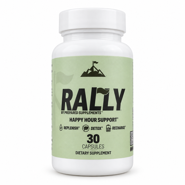 Rally Happy Hour Support — studio product photo on white